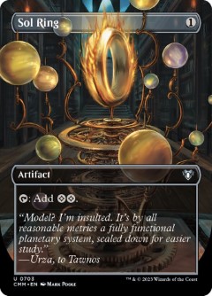 Sol Ring Commander Masters - Bordless Frame Break